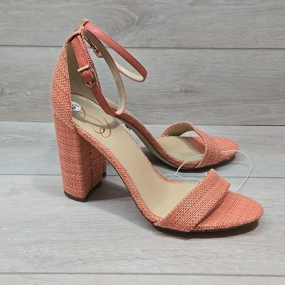 Sam Edelman Women YARO perla pink high Heels Sandals Sz 10.5